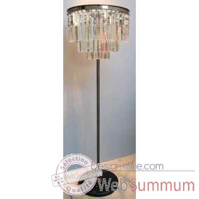 Lampe prisma en fer avec cristal arteinmotion -com-lam0181