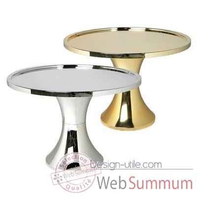 Table Basse Branex Design Table Tam Tam Chrome Argent -6028