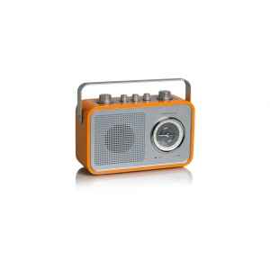 Radio am fm compacte portable orange tangent -uno 2go-o