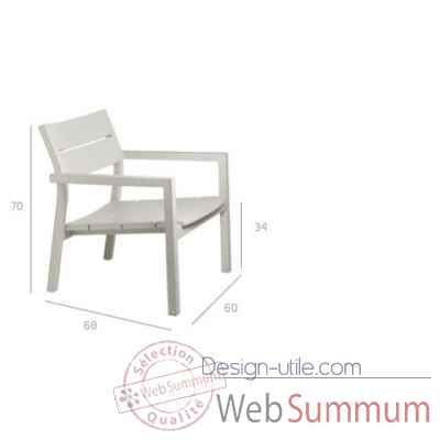 Kos off-white fauteuil Tribu -Tribu36