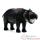 Anima - Peluche hippopotame 120 cm -3025