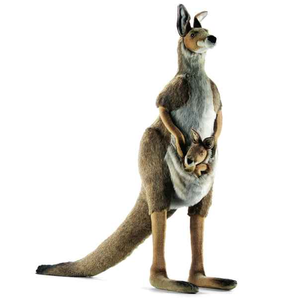 Anima - Peluche kangourou avec bébé 135 cm -2716
