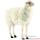 Anima - Peluche mouton debout cru 100 cm -3660