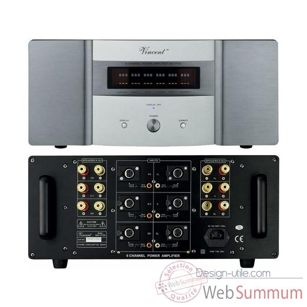 Amplificateur Audio/Video Vincent SAV-P150 Ampli 6 canaux - Argent - 203373