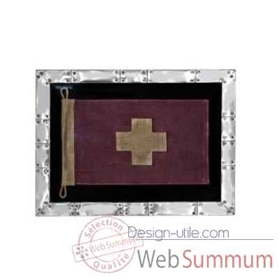 Cadre dakota drapeau suisse cadre en aluminium arteinmotion -qua-dak0095