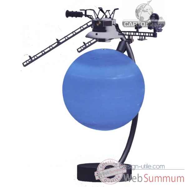 Globe 15 cm magnetique flottant uranus Cartotheque EGG -SLMF15URAN