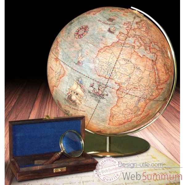 Globe 40 cm world antique columbus -CO254071