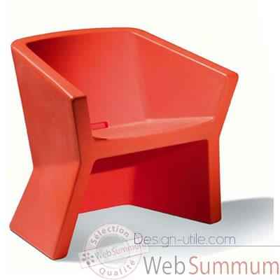 Chaise Design Rouge Exofa Slide - SD EXO050