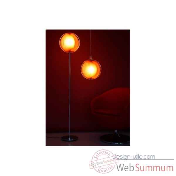 Lampe a suspension izia chrome Delorm Design