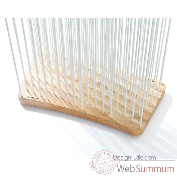 Decoration lumineuse sticks base arrondi rubberwood clair 60x30 (o4m) Extremis -SB63-HD4