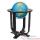 Globe gographique Colombus lumineux - modle Prestige  - sphre 40 cm, mridien mtal aluminium-CO2040501