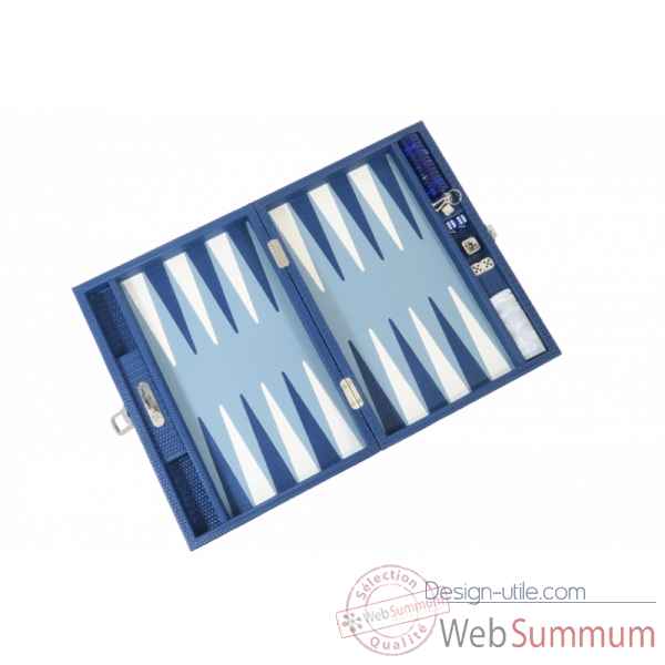 Backgammon camille cuir couture medium gitane -B71L-g -1