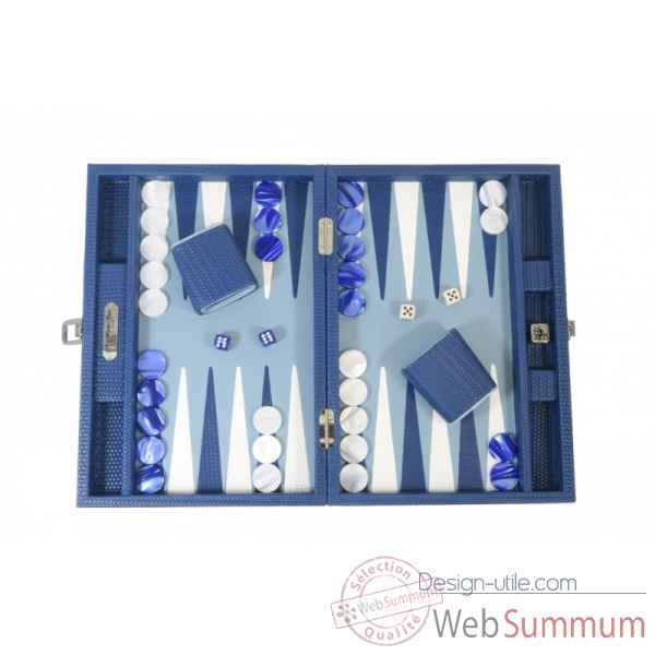 Backgammon camille cuir couture medium gitane -B71L-g