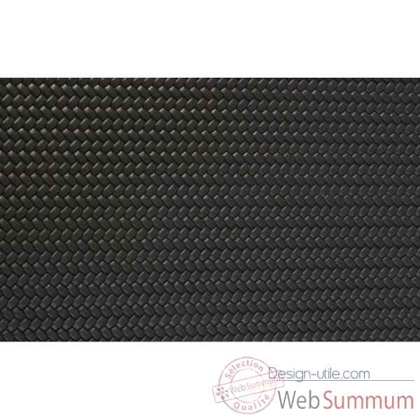 Coffret dominos cuir couture noir -DOM06-n -3