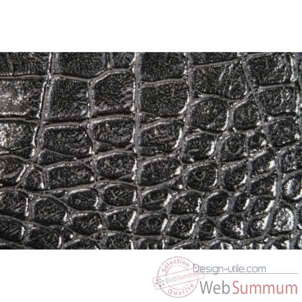 Coffret poker cuir imprime crocodile noir -C802C-n -3
