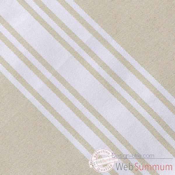 Rouleau Toile Artiga largeur 53 cm ourle Corda Metis blanc 70% coton 30% lin Artiga Hivers -arti10305