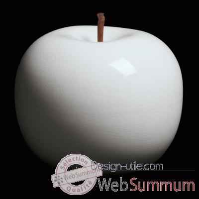 Pomme blanche brillant glace Bull Stein - diam. 75 cm outdoor