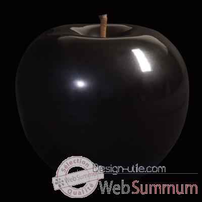 Pomme noire brillant glace Bull Stein - diam. 47 cm indoor