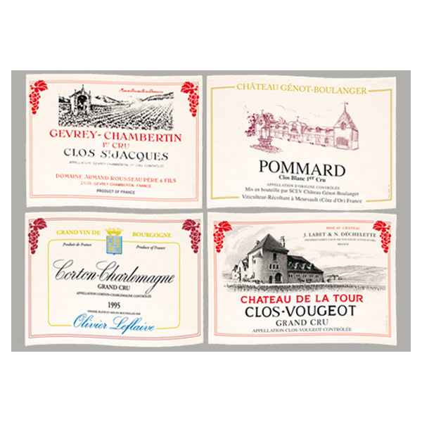 Sets de table tissu vin Bourgogne -5149