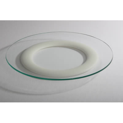Assiette 30 cm avec anneau silicone SiloPlate-SP30