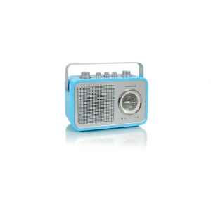Radio am fm compacte portable bleue claire tangent -uno 2go-bc
